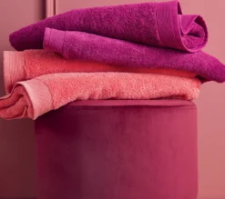 DRAP DE BAIN UNI CYCLAMEN