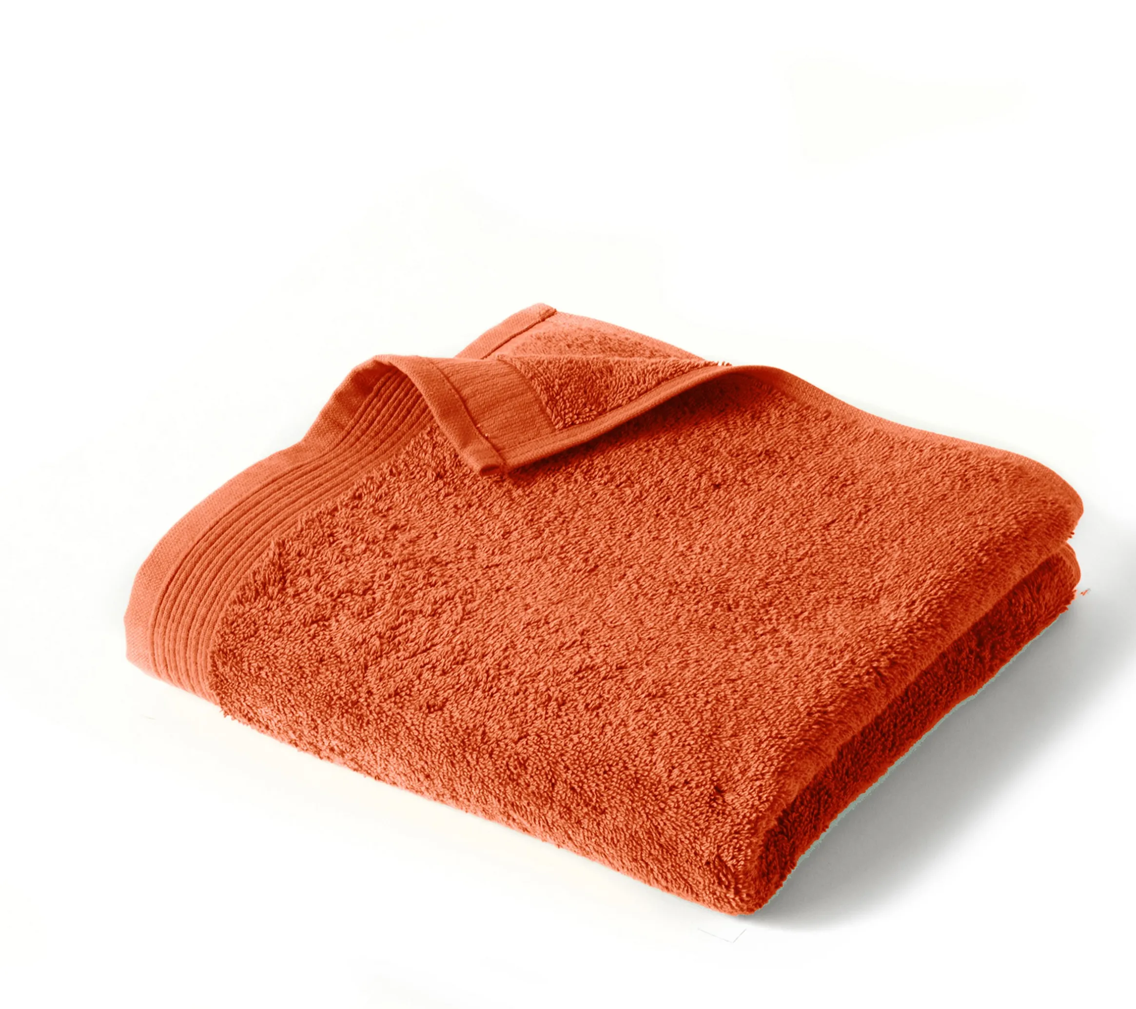 DRAP DE BAIN UNI TERRA COTA