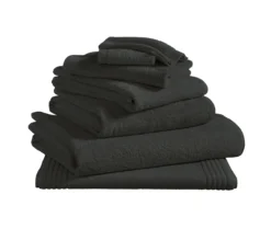 DRAP DE DOUCHE UNI ANTHRACITE