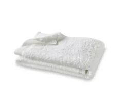 DRAP DE DOUCHE UNI BLANC