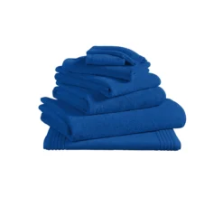 DRAP DE DOUCHE UNI BLEU ROYAL