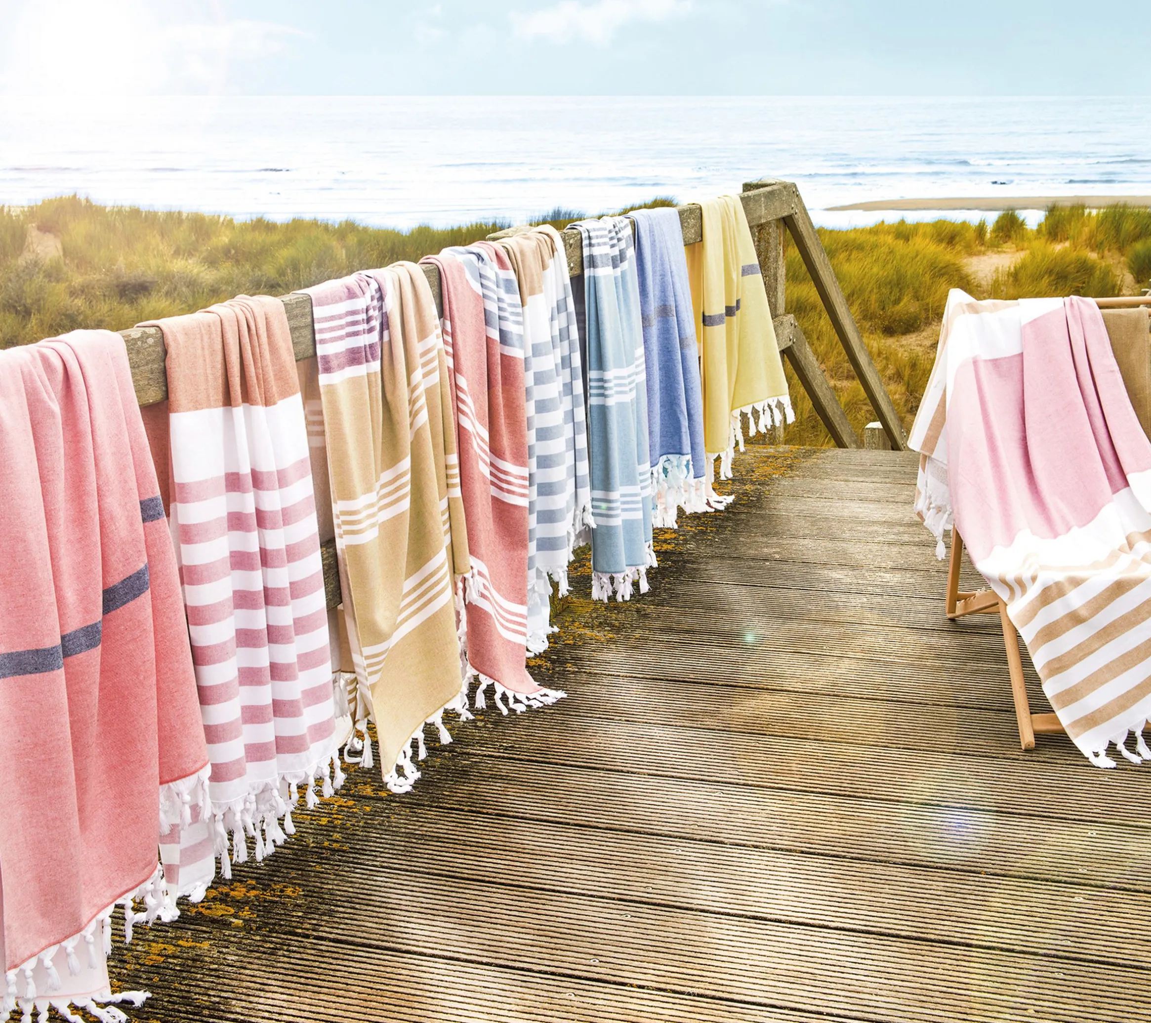 DRAP DE PISCINE LITTORAL BOIS DE ROSE