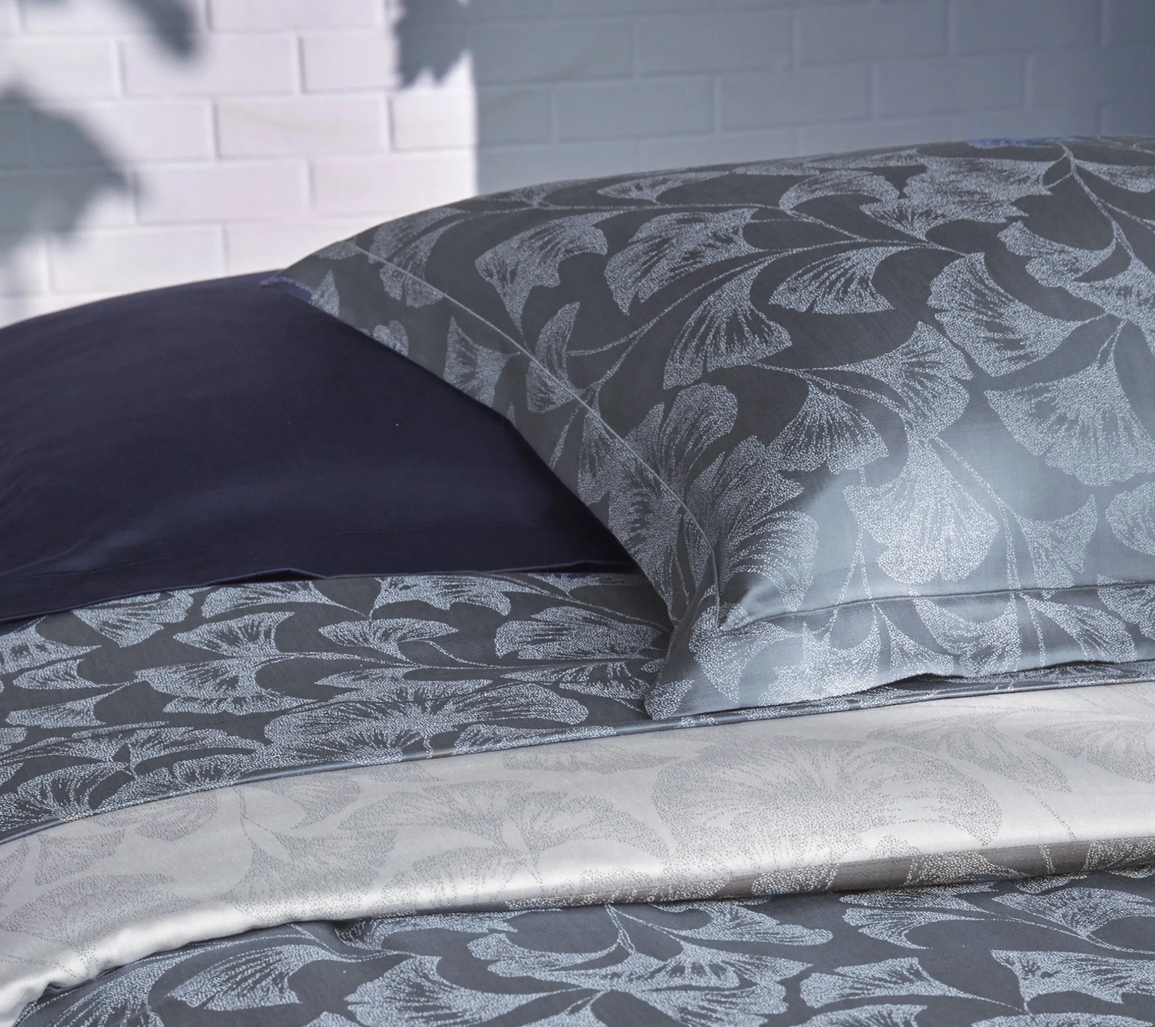 DRAP GINGKO BLEU CORINTHE