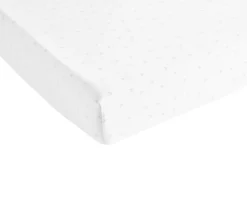 DRAP HOUSSE GRAMINES BLANC