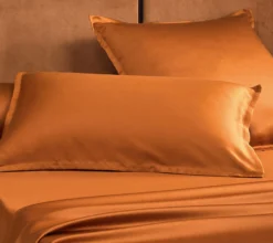 DRAP HOUSSE MOUSSON COGNAC