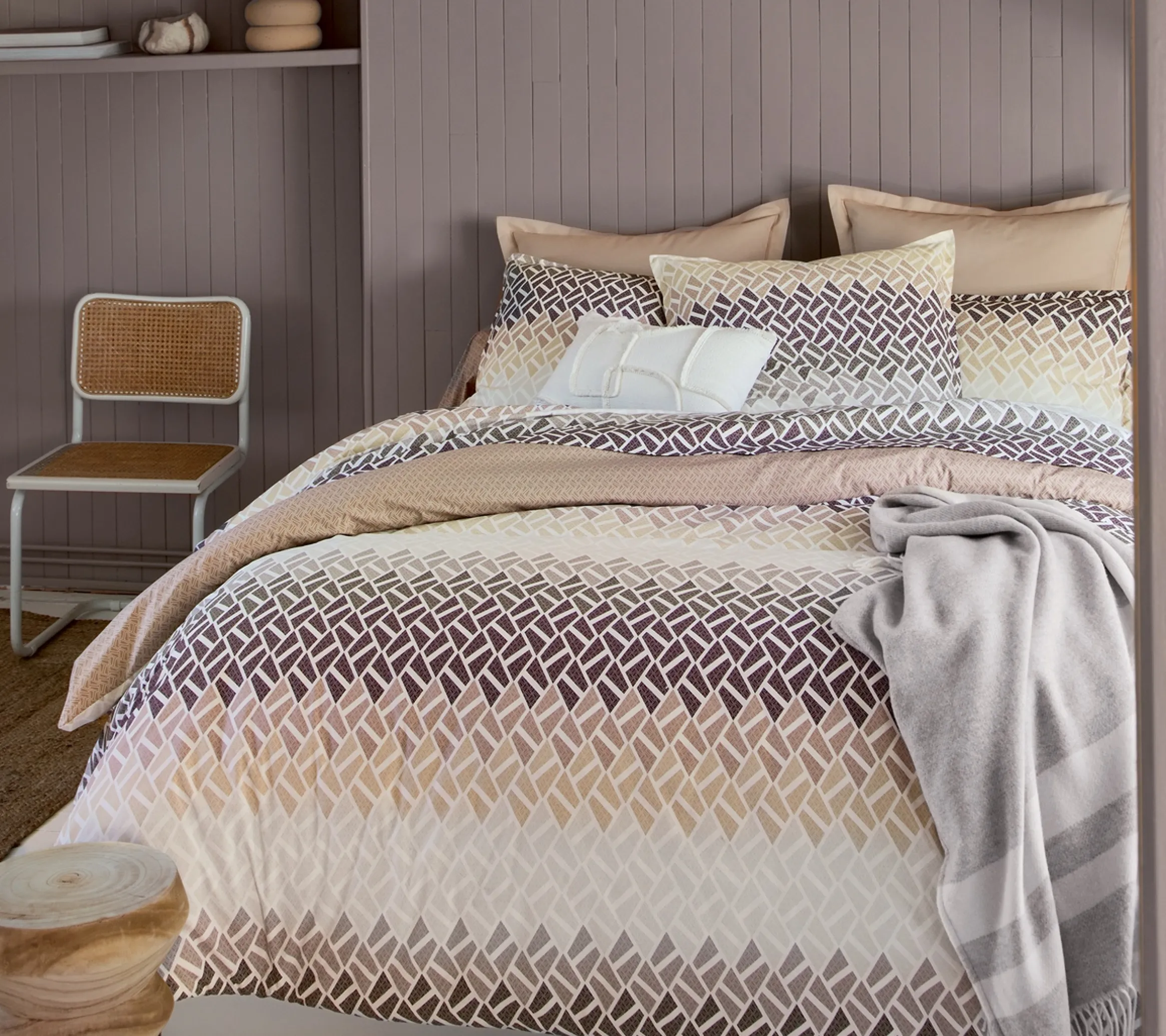 DRAP HOUSSE NUANCES GRENAT
