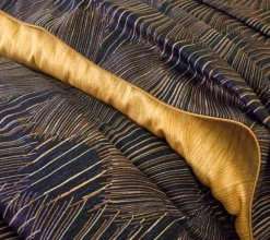DRAP HOUSSE RESONANCES DORE