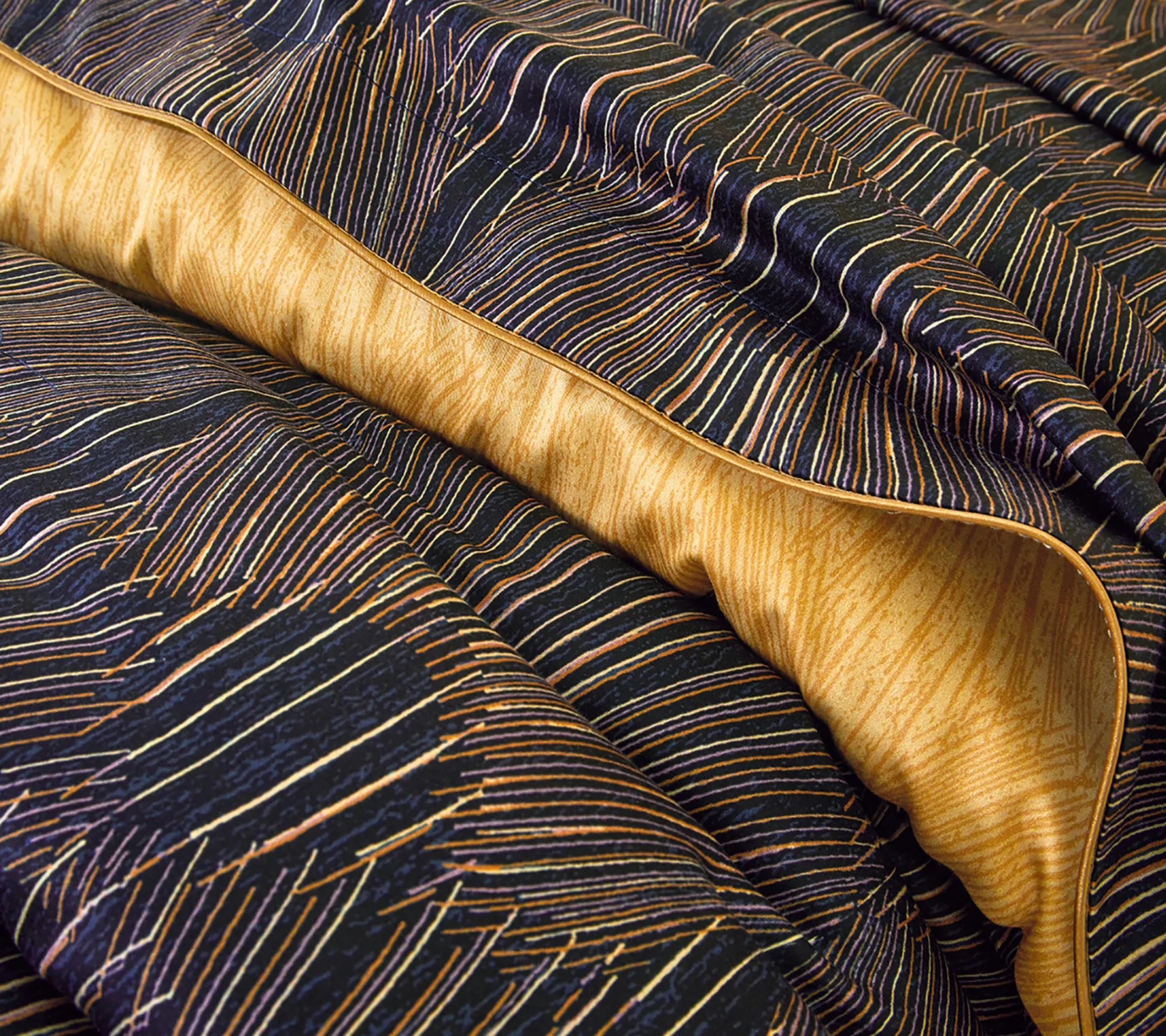 DRAP HOUSSE RESONANCES DORE