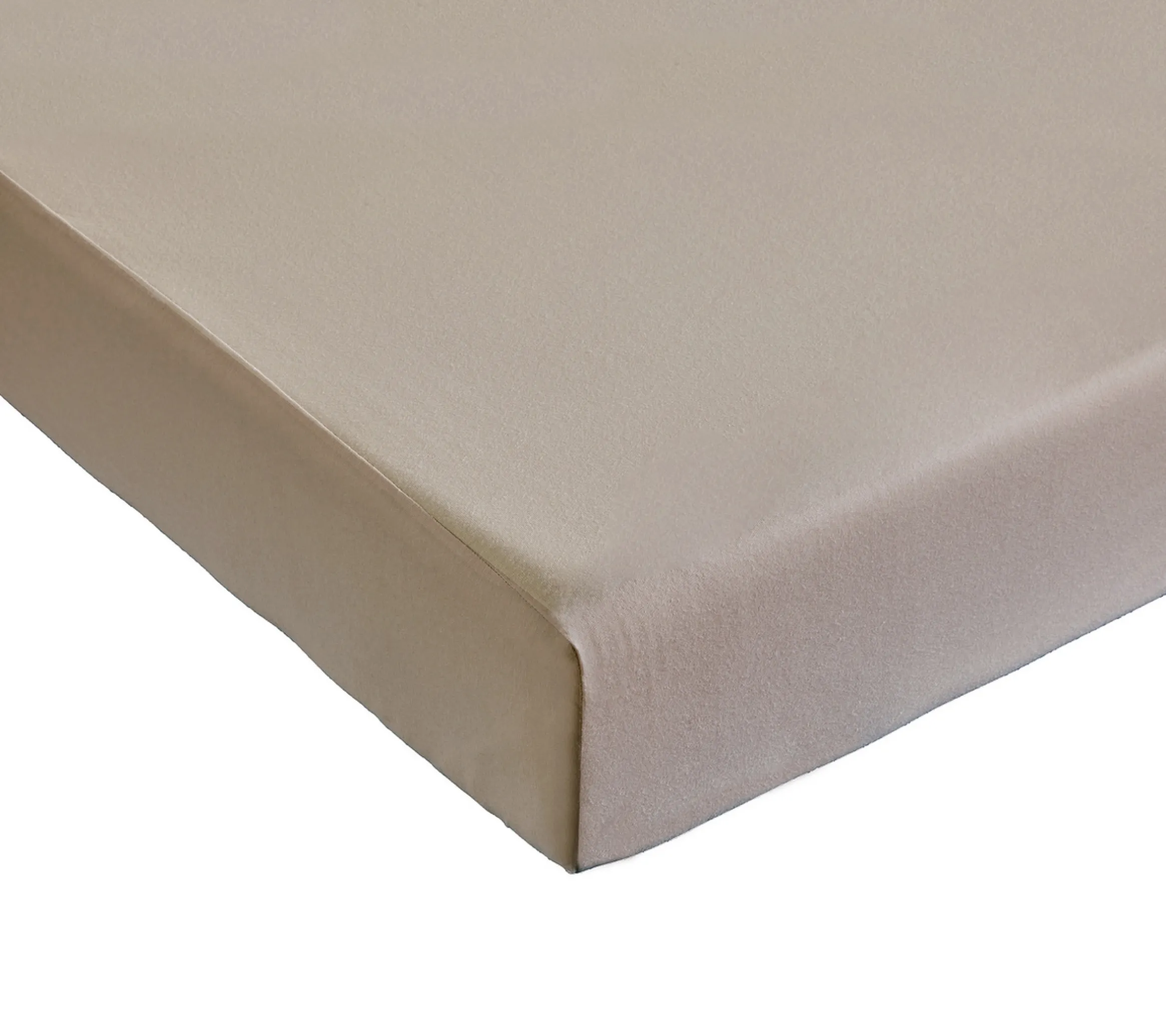DRAP HOUSSE 2 TÊTES UNI COTON EXTENSIBLE CHANVRE