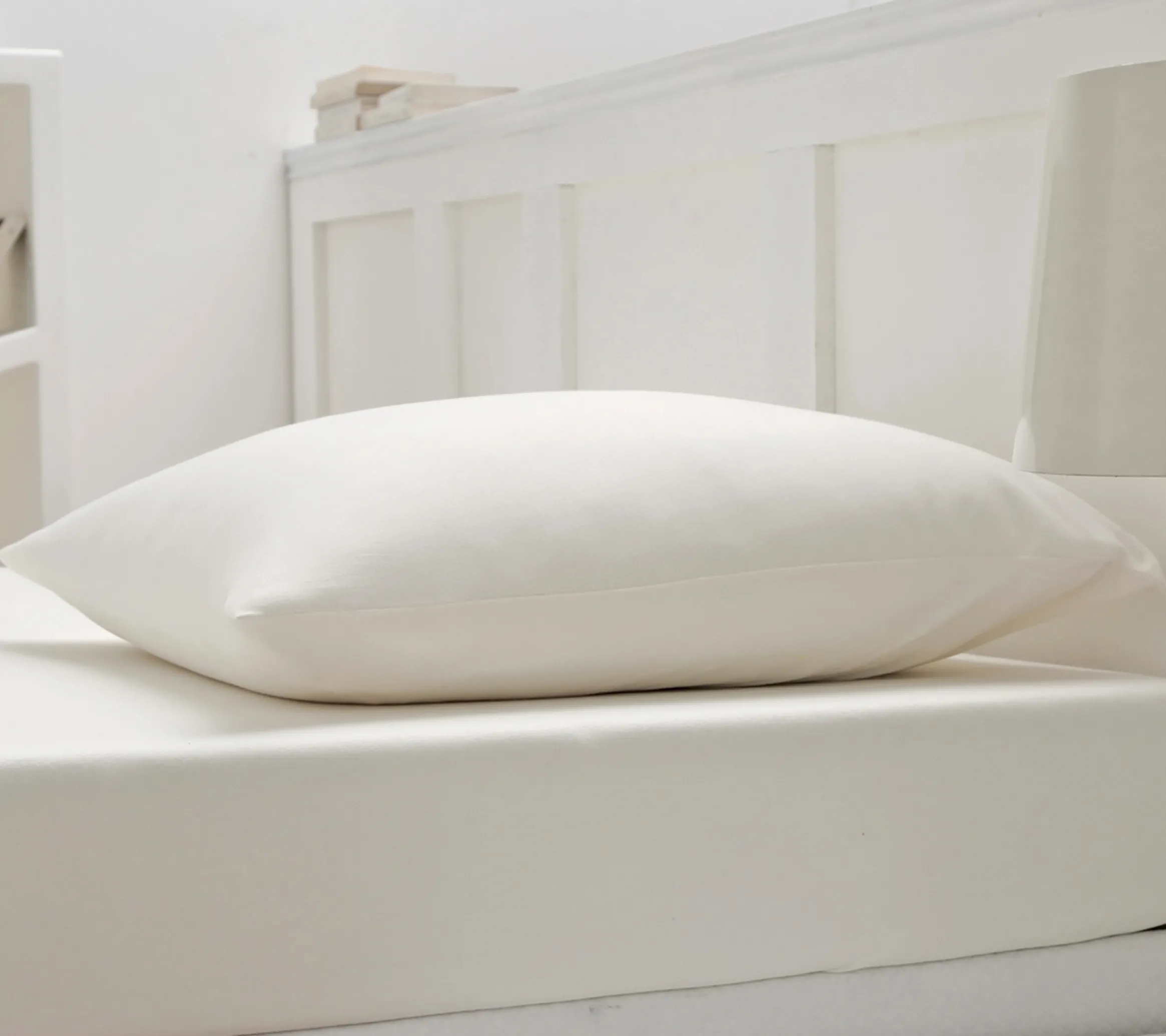DRAP HOUSSE 4 TÊTES UNI COTON EXTENSIBLE COQUILLE