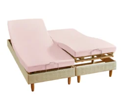 DRAP HOUSSE 4 TÊTES UNI COTON EXTENSIBLE PETALE
