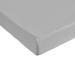 DRAP HOUSSE 4 TÊTES UNI COTON EXTENSIBLE PLATINE