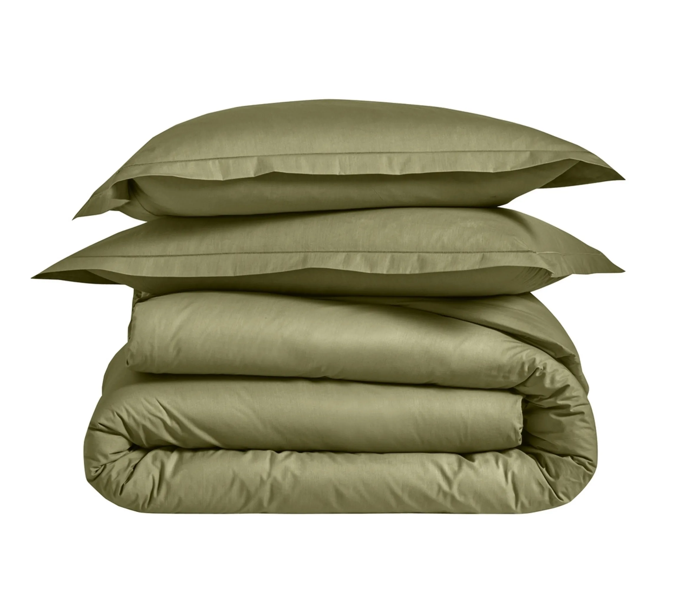 DRAP HOUSSE 2 TÊTES UNI PERCALE KAKI