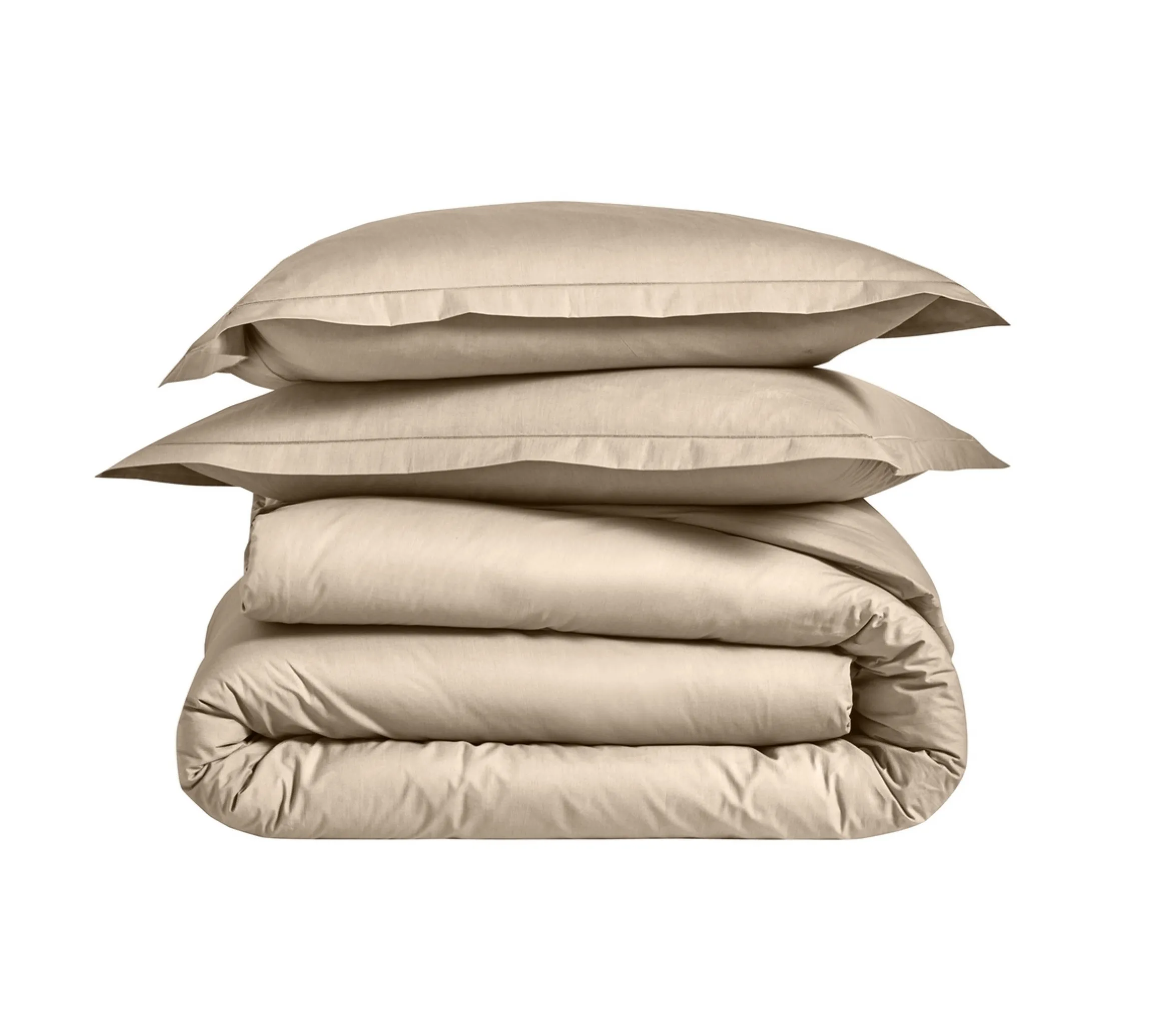 DRAP HOUSSE 2 TÊTES UNI PERCALE LIN