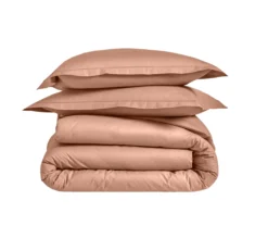 DRAP HOUSSE 2 TÊTES UNI PERCALE POUDRE