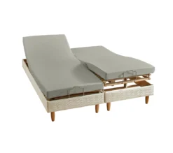 DRAP HOUSSE 4 TÊTES UNI PERCALE SAUGE