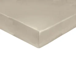 DRAP HOUSSE 4 TÊTES UNI SATIN CHANVRE