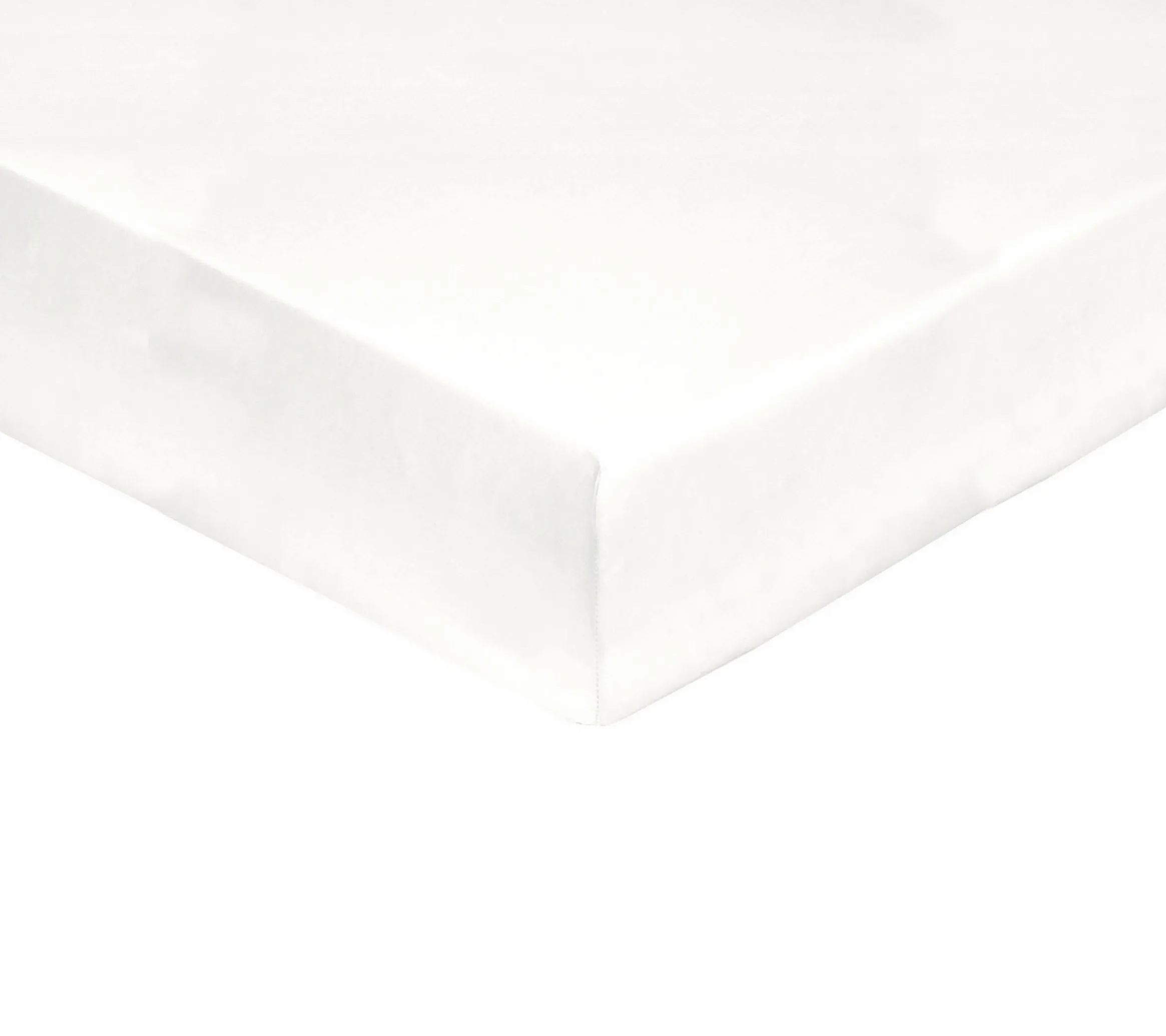 DRAP HOUSSE UNI COTON BLANC