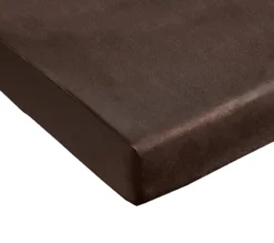 DRAP HOUSSE UNI COTON EXTENSIBLE EBENE