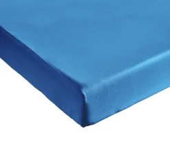 DRAP HOUSSE UNI COTON EXTENSIBLE BLEU ROYAL