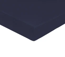 DRAP HOUSSE UNI COTON MARINE