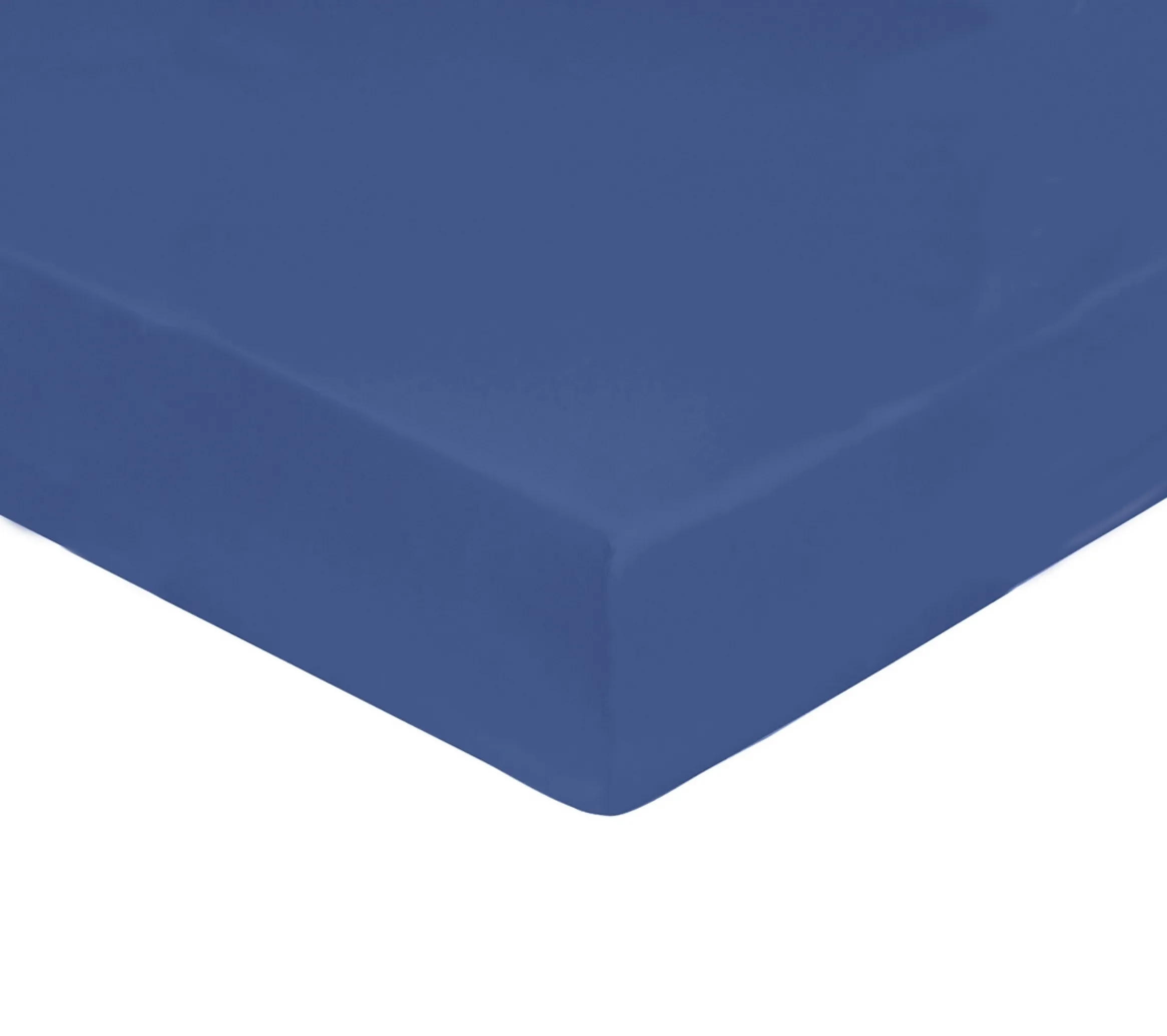 DRAP HOUSSE UNI PERCALE BLEU ROYAL