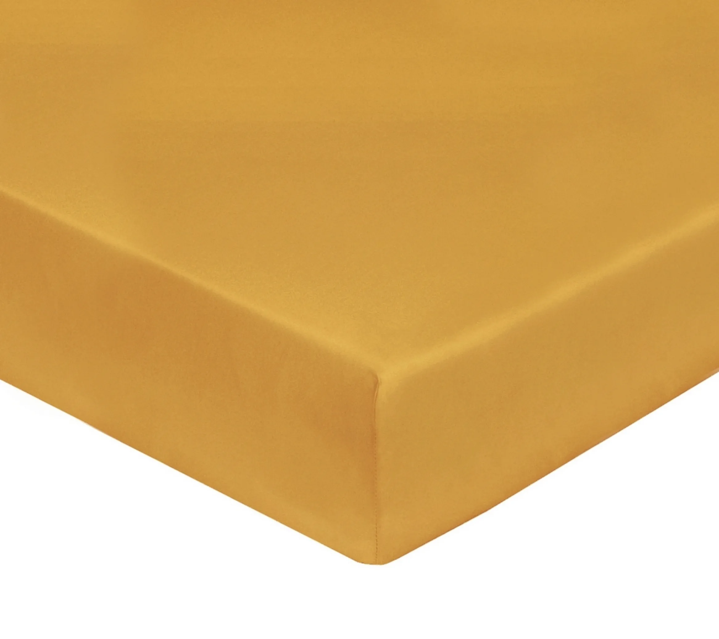 DRAP HOUSSE UNI PERCALE OCRE