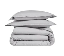 DRAP HOUSSE UNI PERCALE PLATINE