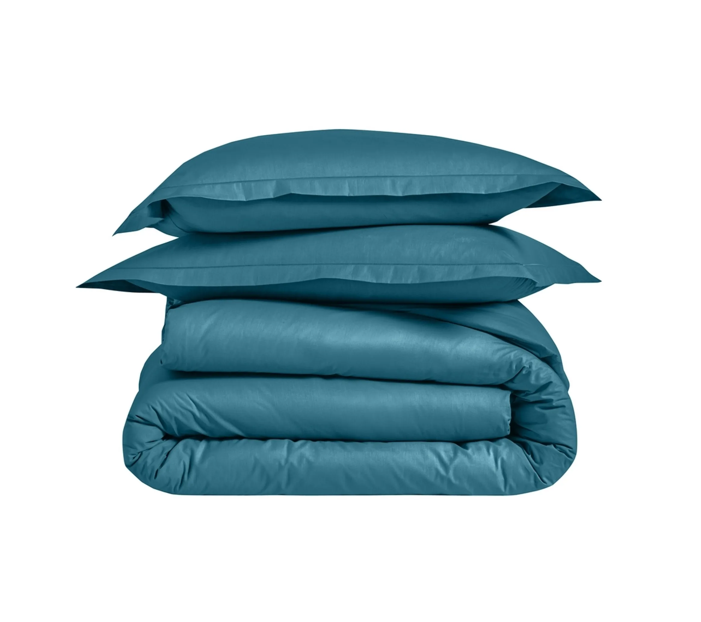 DRAP HOUSSE UNI SATIN BLEU PAON