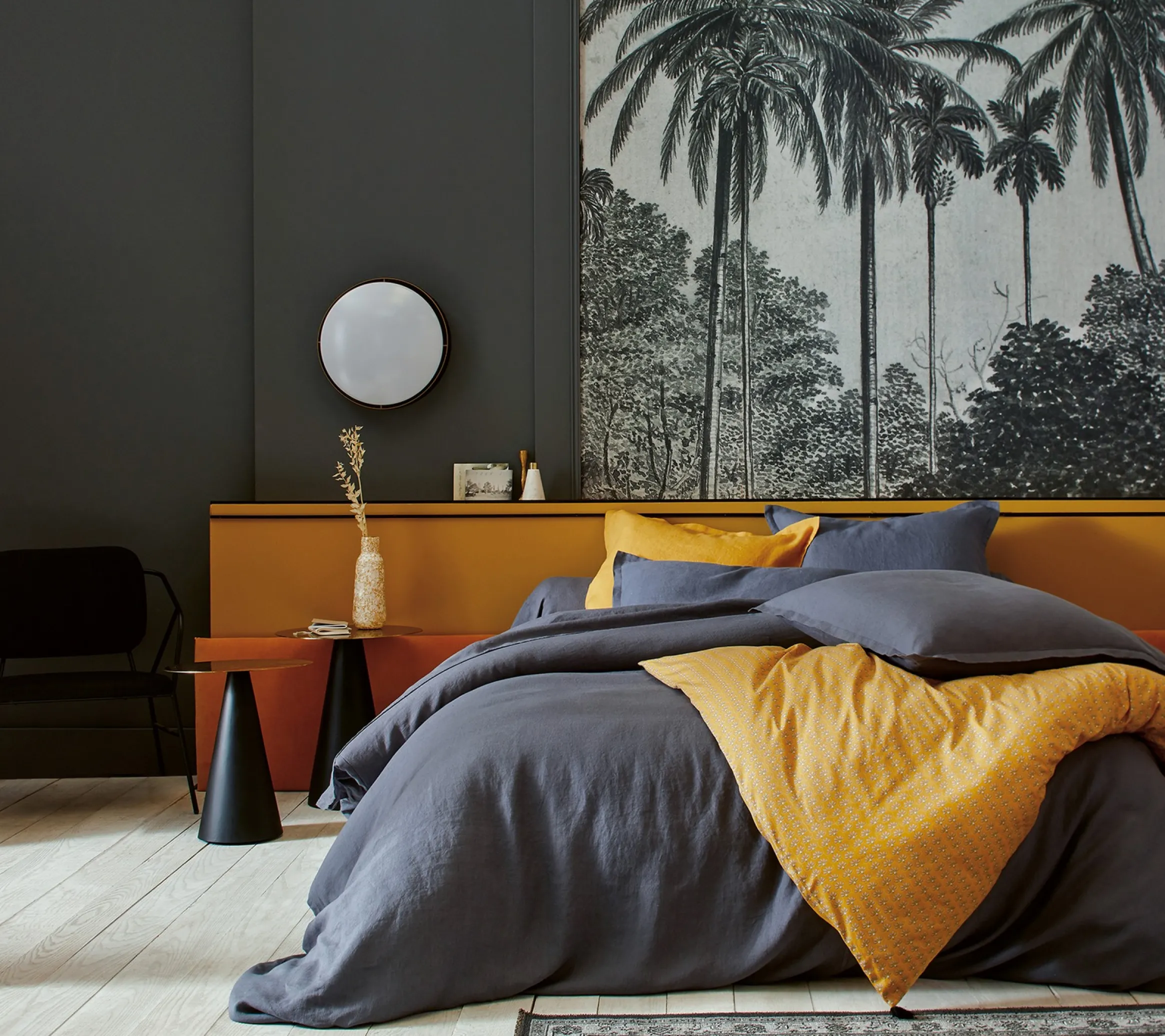 DRAP LOUXOR GRAPHITE