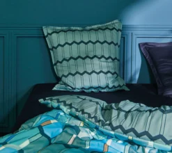 DRAP MOSAIC COBALT