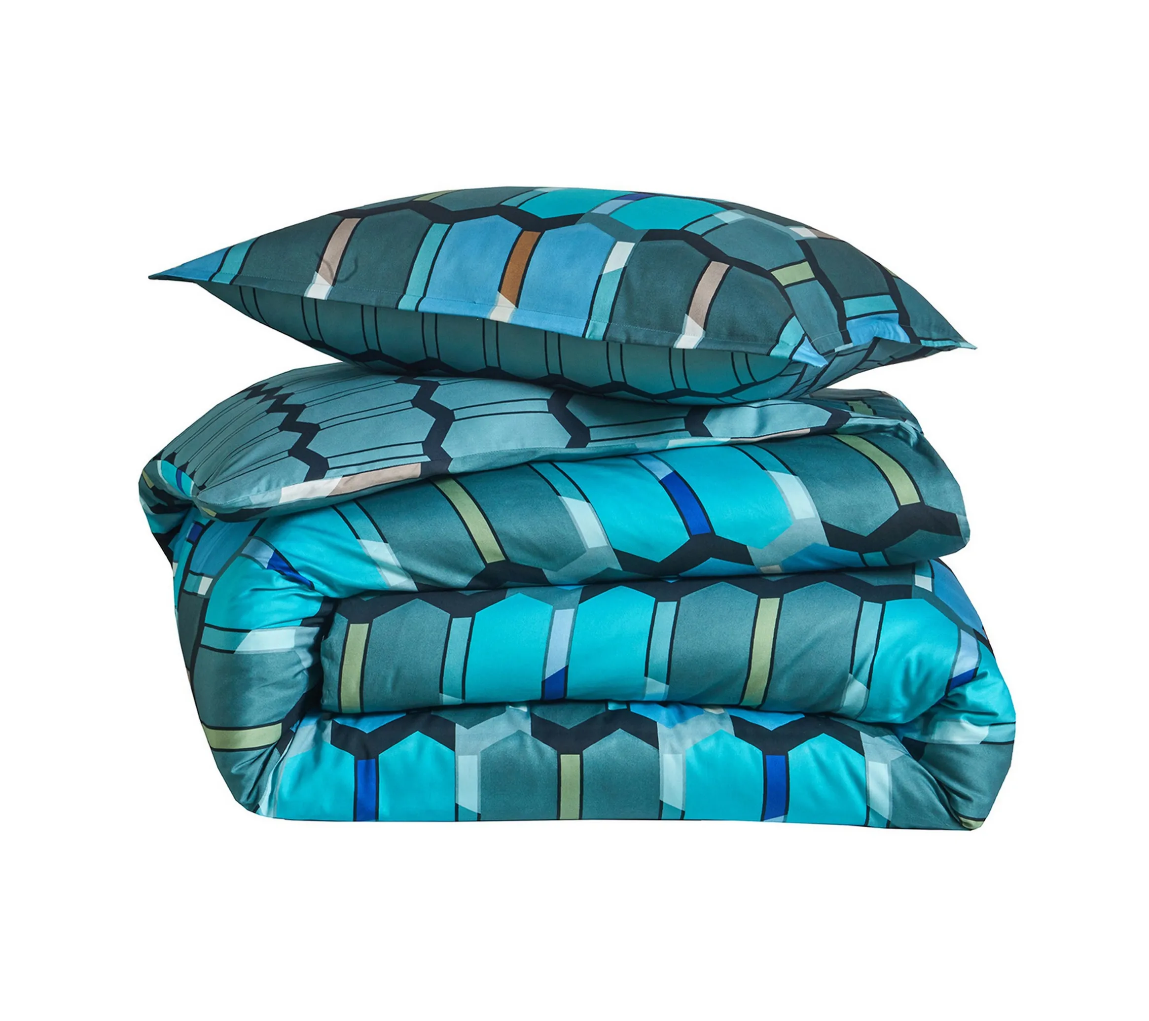 DRAP MOSAIC COBALT