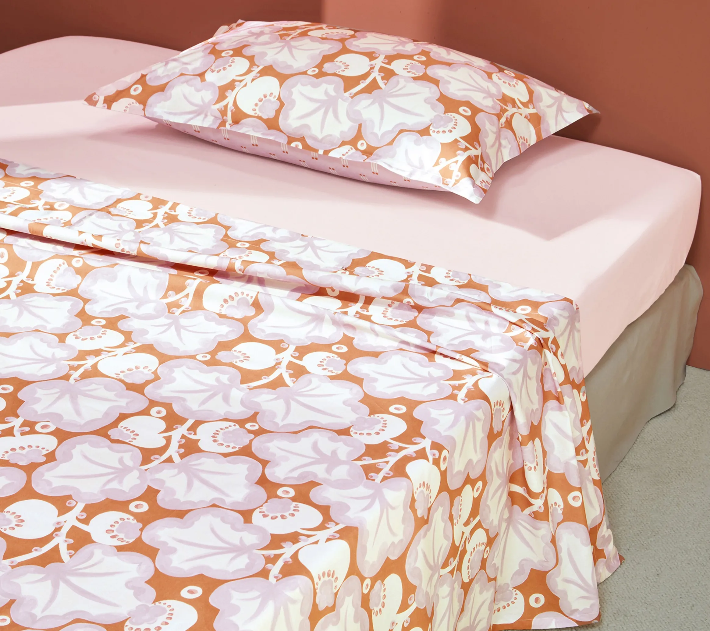 DRAP POPPY CORAIL