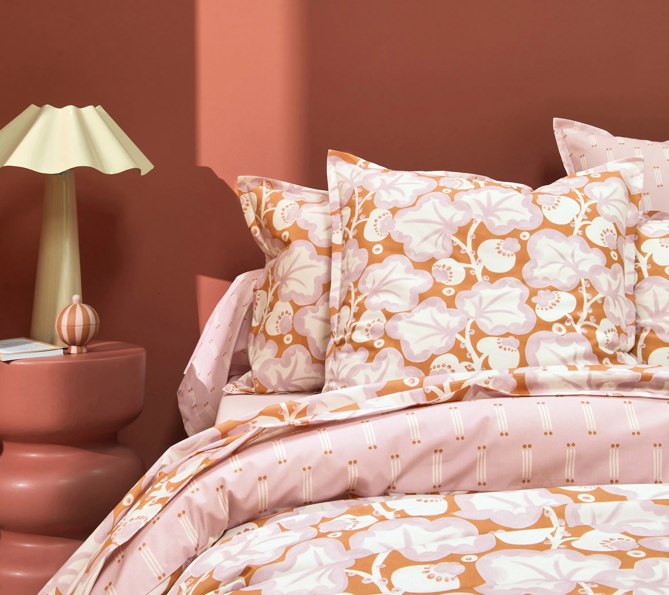 DRAP POPPY CORAIL
