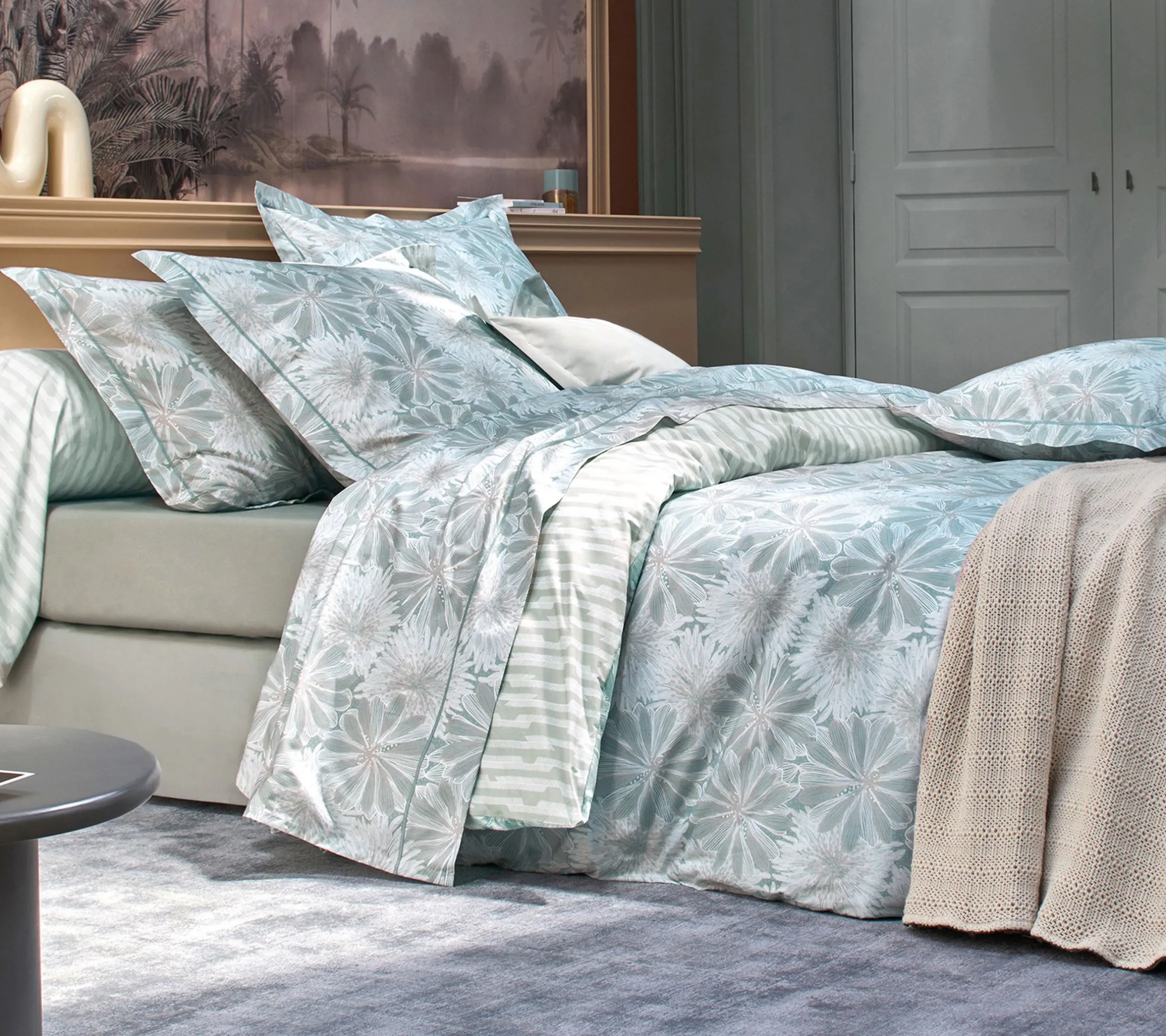 DRAP SERENITE BLEU CIEL