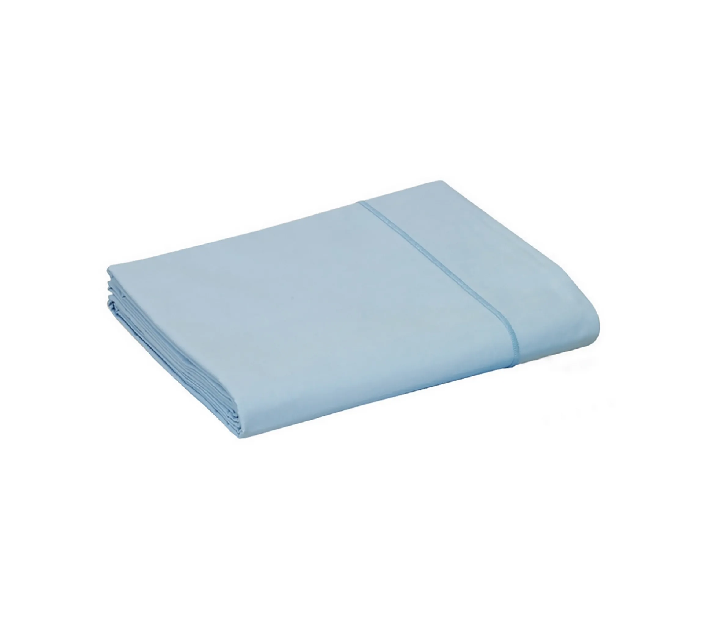 DRAP UNI COTON BLEU CIEL