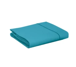 DRAP UNI PERCALE BLEU CANARD
