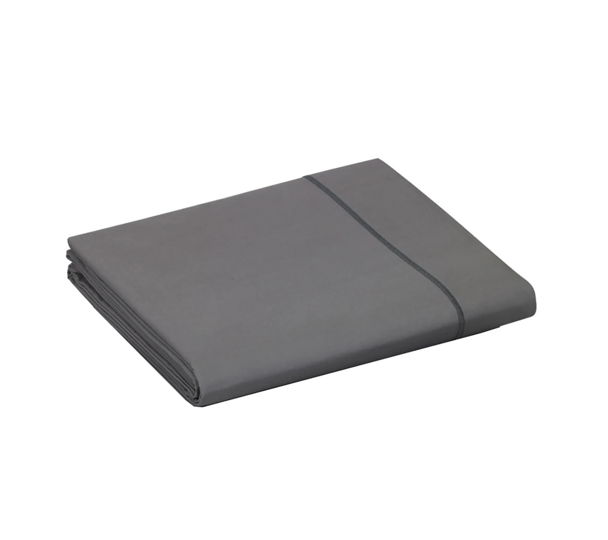 DRAP UNI SATIN ARDOISE