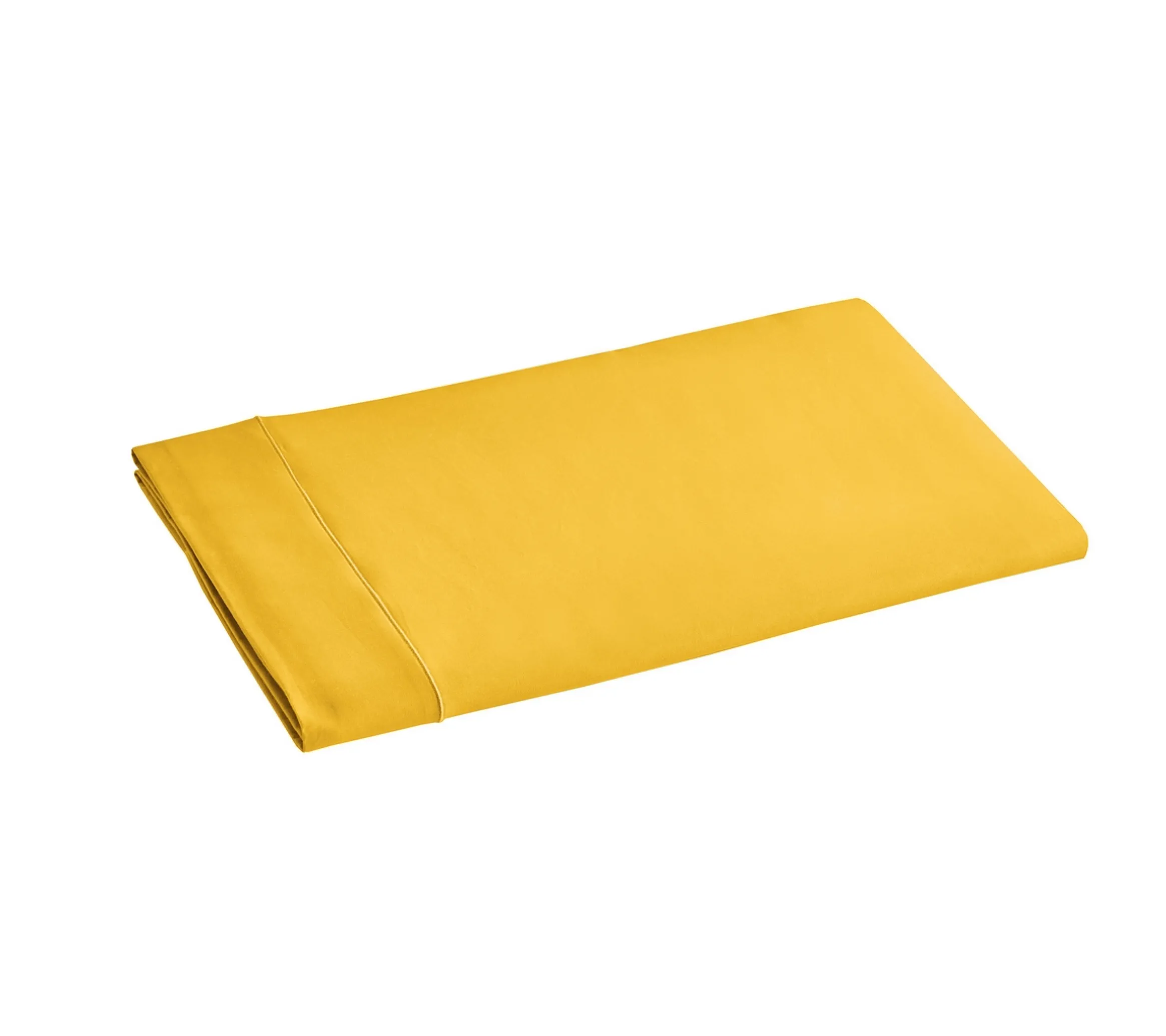 DRAP UNI SATIN JAUNE IMPERIAL