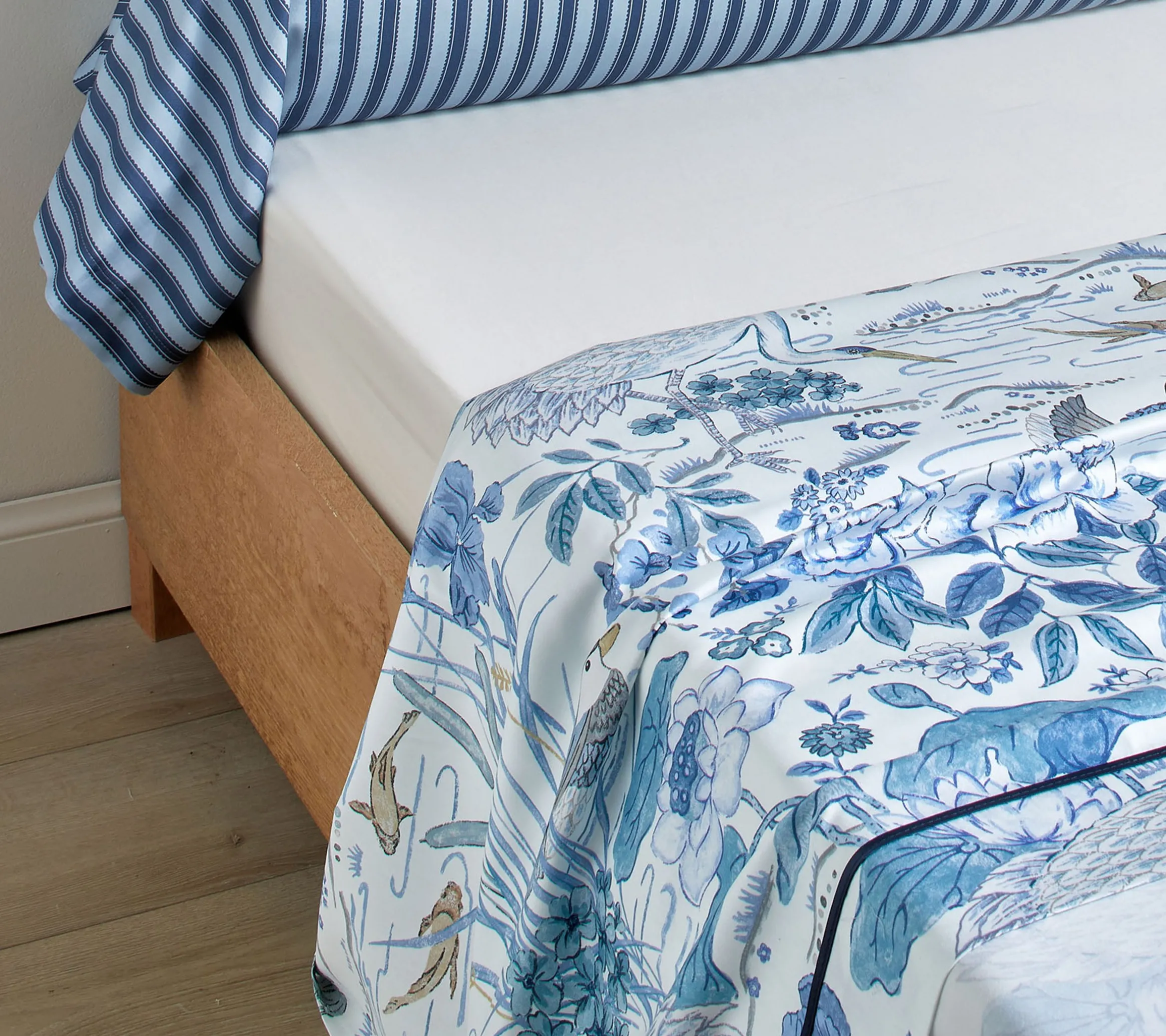 DRAP WATER GARDEN BLEU