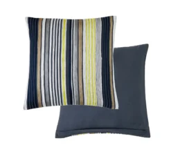ENSEMBLE ENVELOPPE COUSSIN ARC EN CIEL ANTHRACITE