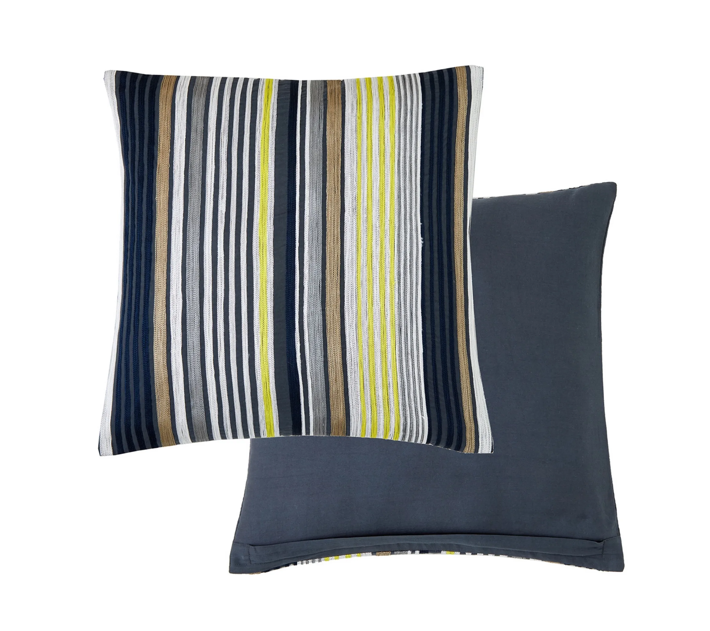 ENSEMBLE ENVELOPPE COUSSIN ARC EN CIEL ANTHRACITE