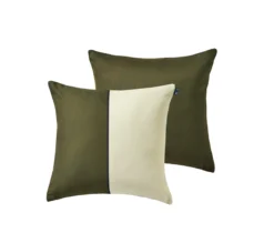 ENSEMBLE ENVELOPPE COUSSIN BICOLORES MOUSSE