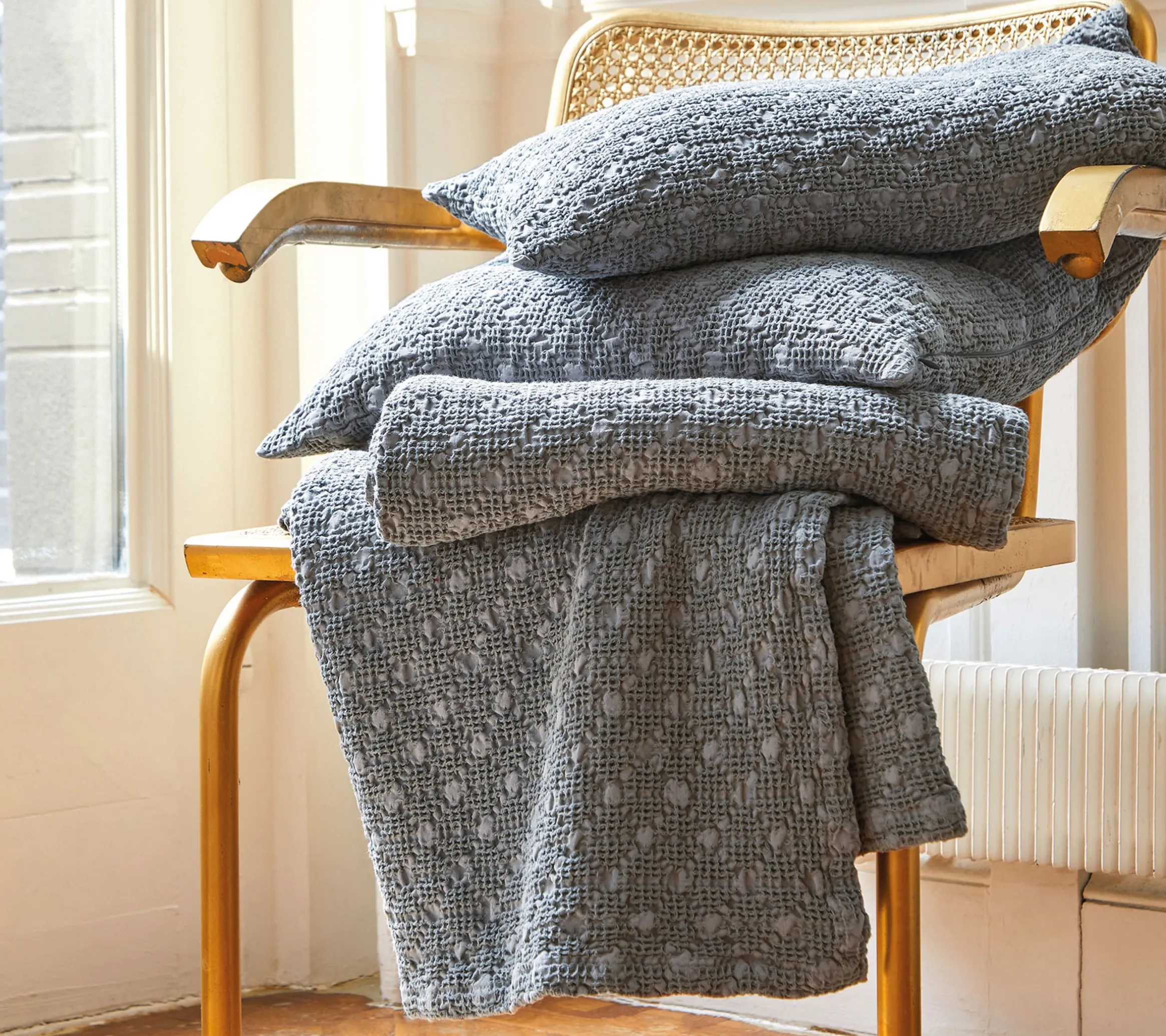 ENSEMBLE ENVELOPPE COUSSIN EVEREST ARDOISE
