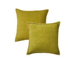 ENSEMBLE ENVELOPPE COUSSIN FARNIENTE PISTACHE