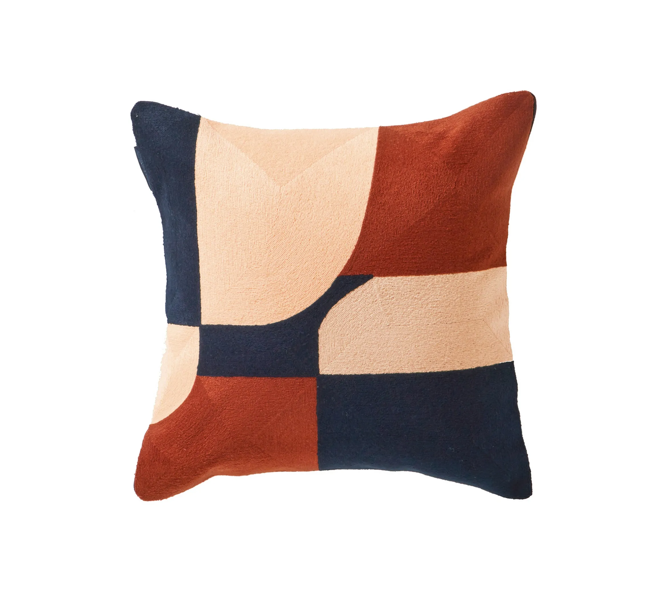 ENSEMBLE ENVELOPPE COUSSIN GRAPHICO TERRA COTA