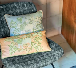 ENSEMBLE ENVELOPPE COUSSIN LION MELON