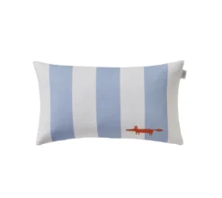 ENSEMBLE ENVELOPPE COUSSIN MR FOX STRIPE BLEU CELESTE