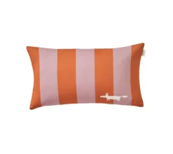 ENSEMBLE ENVELOPPE COUSSIN MR FOX STRIPE CORAIL