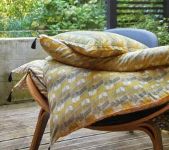 ENSEMBLE ENVELOPPE COUSSIN OASIS OLIVE
